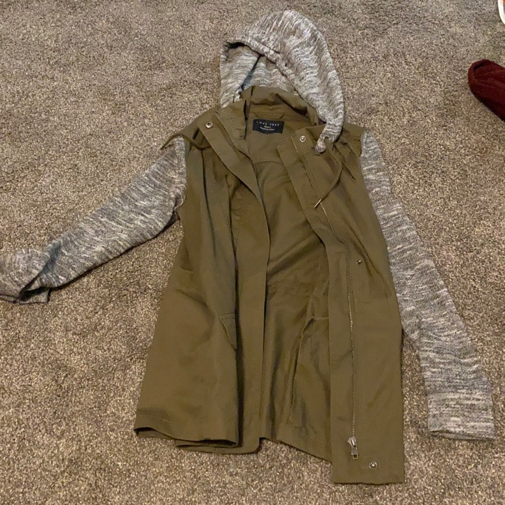 Army green colored jacket